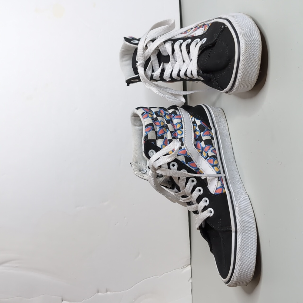 Vans Women's Filmore Butterfly Checkered Print High-Top Shoe Sneaker US 6